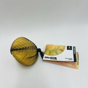Bark Box S Fetchin' Rays Super Chewer Dog Toy Sunshine Yellow New